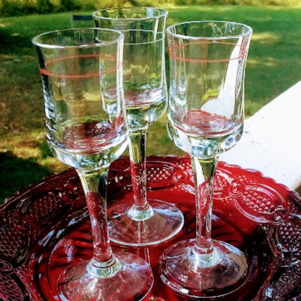 Victorian shot glasses